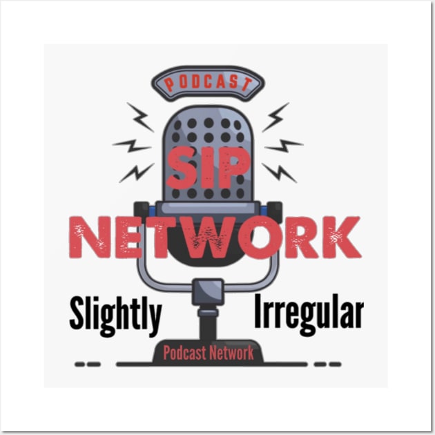 Slightly Irregular Podcast Network Wall Art by Angry Dad Podcast 